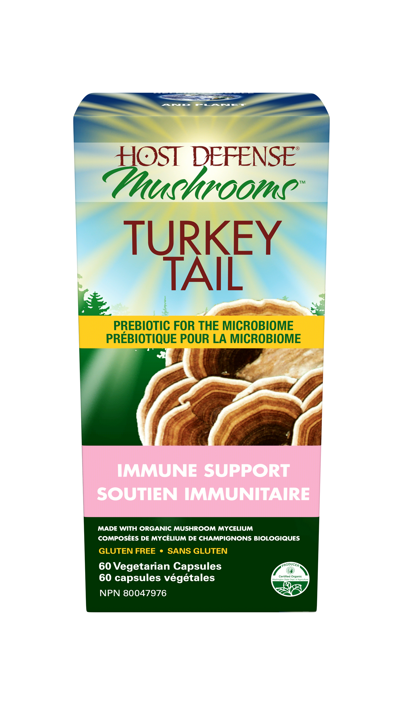 Turkey Tail (Trametes Versicolor) Capsules