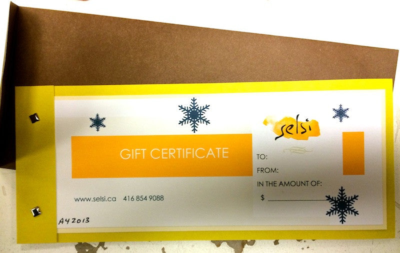 Gift Certificate